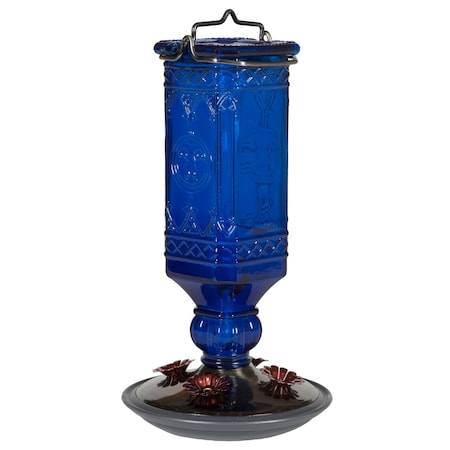 Perky-Pet Perky-Pet Hummingbird 16 oz Glass/Metal Nectar Feeder 4 ports 8117-2